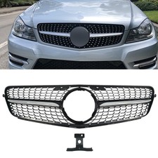 Front Kühlergrill Hlergrill Gitter Für Mercedes C Klasse W204 C200 C300 Schwarz