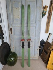 A5426 Alte Holzski | SKIER | SKI um 1940 | RAR | Super Winter Deko | ANTIK 169cm