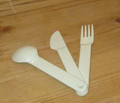 Tupperware picknick besteck - tupperware, picknick-besteck