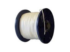 Polypropylen Seil PPseil 89446 geflochten 3mm Weiß 400m Rolle