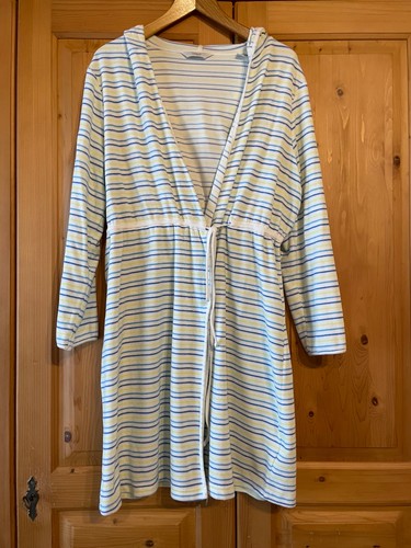 Bademantel gestreift damen - bademantel,
