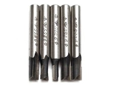 > 5x Werkö Schaftfräser Ø 6 mm x8 x6 x44 Z2 HSS Langloch Fräser Bohrnuten 573<