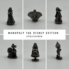 Parker Monopoly The Disney Edition - Diverse Spielfiguren - Zinnfiguren