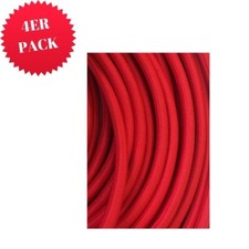 KOPP 3-adrig Textilkabel 2m Stoffkabel  3x0,75 Lampenkabel Pendelleitung 4ERPACK