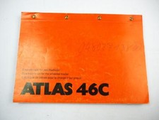 Atlas 46C Radlader Ersatzteilliste Ersatzteilkatalog Spare Parts List 1992