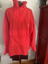 Windbreaker, Vintage, Schlupfblouson, Gr XL, Rot, Surfer Style, Kapuzenjacke