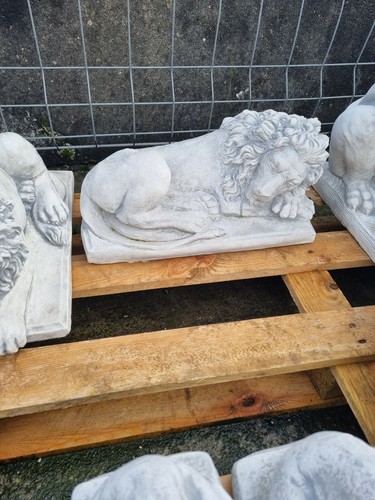 Gartenfigur kleiner löwe - gartenfigur,