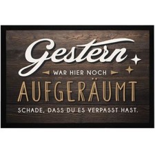 Fußmatte mit Spruch lustig