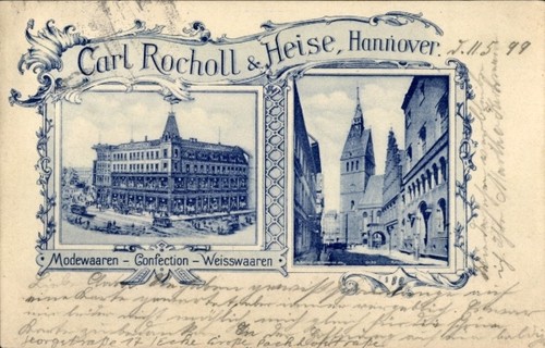 Hannover carl rocholl und - ak,