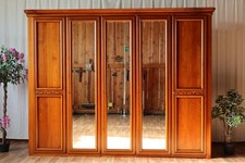 Nr.2080a Dall Agnese- Mozart Kleiderschrank Nussbaum Massiv