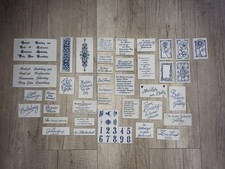 Basteln Feinkontur-Stempel großes Stempel-Set 74teilig