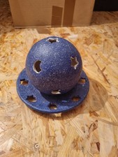 Teelicht Halter Kugel Keramik Blau Deko Kerzenhalter Wohnen