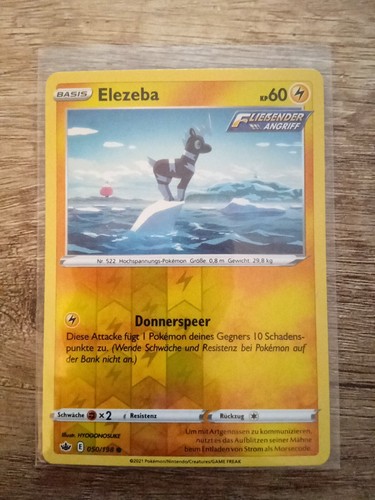 Pokemon karte elezeba reverse - pokemon,