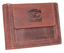 Leder dollarclip geldspange - leder,