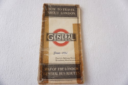 Juni 1921 karte von london - juni,