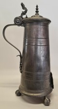 Antike zinnkanne 1703 aus - zinnkanne,