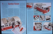 VOLKSWAGEN VW T1 SAMBA BUS in 1-12 von Sunstar....ein Modellbericht #0802m