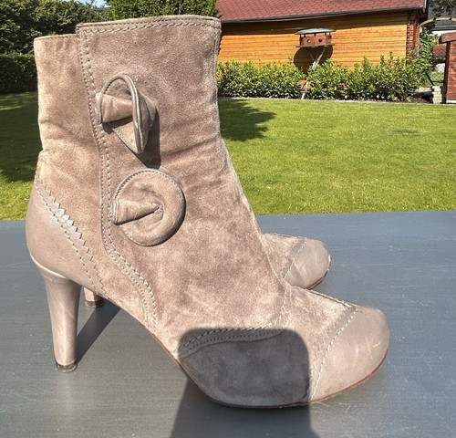 Harlot leder stiefel - stiefel, damen