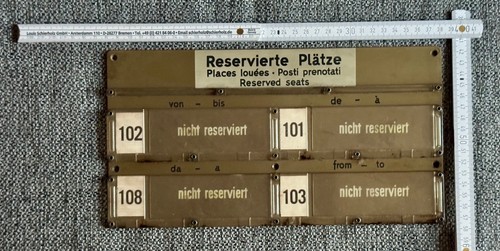 Eisenbahn waggonschild halter - eisenbahn-waggonschild,,