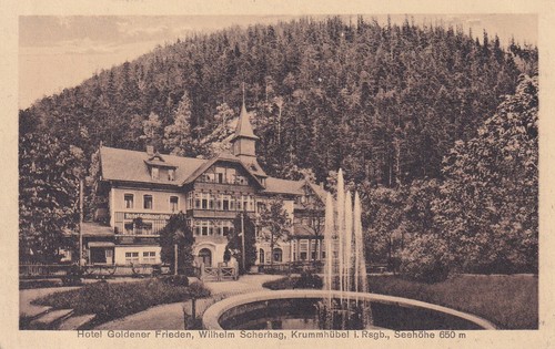 Krummhübel rsgb hotel - ak, krummhübel/rsgb.,