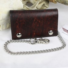 Tri fold biker wallet - biker,