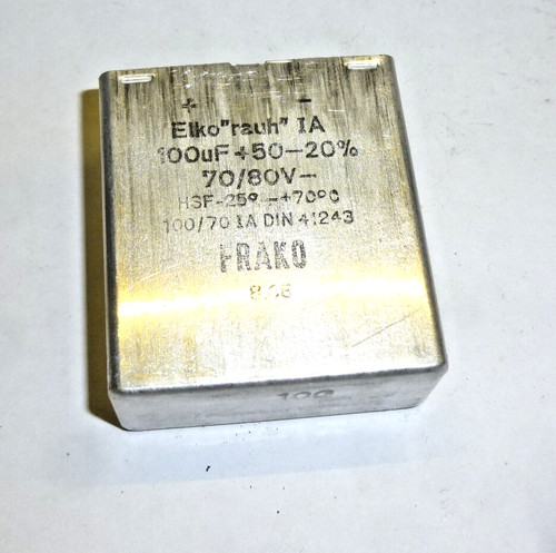 Kondensator elko frako - elko,