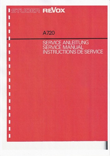 Service manual anleitung - service, für