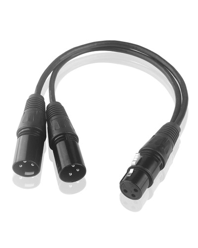 Xlr splitterkabel pvc - xlr,