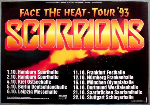 Scorpions 1993 plakat - -,