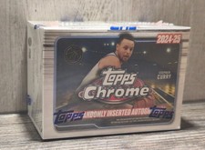 2024/25 topps chrome basketball value Box Seald Chance Rare Card Pull
