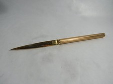 goldener Brieföffner Lerche Solingen Germany