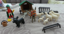 Playmobil Schäferwagen Schäfer, Schafe Esel Hund
