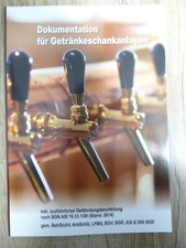 Betriebsbuch für Getränkeschankanlage Schankanlage Zapfanlage Dokumentation Buch