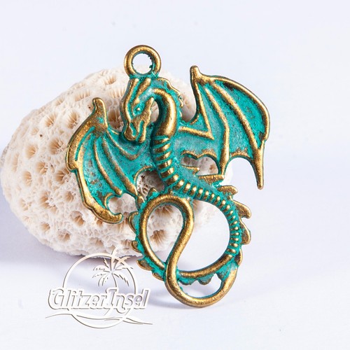 Schmuck anhänger drache - anhänger,