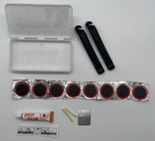 Fahrrad Flicken Reparatur Set Reifen Schlauch Flickzeug Flickenset in Box