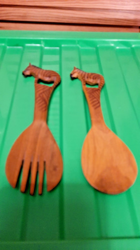 Volkskunst afrika gabel - volkskunst,
