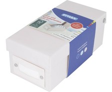 Lernbox Rosa DIN A8 mit 12 Registern und Karteikarten Stylex
