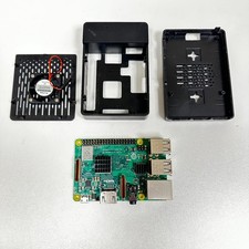Raspberry Pi 3 B+, 4x 1,4 GHz, 1 GB RAM, WLAN, BT inkl. Gehäuse und Kühlkörper