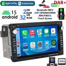 DAB+ Für VW Polo 9N Golf 4 Passat B5 T5 Android15 Autoradio Carplay GPS Navi RDS