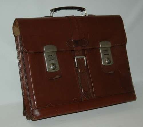 Alte leder tasche - leder,