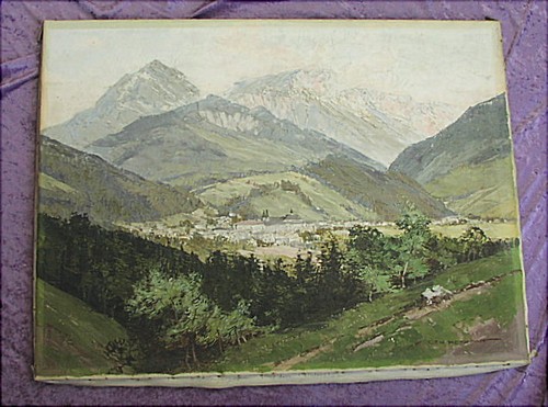 Altes ölgemälde - altes,