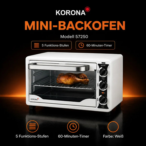Korona minibackofen 57250 - minibackofen,