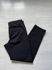 Hugo Boss Black Label Hose Schwarz Gr. 48 Anzughose Casual Stoffhose Stretch