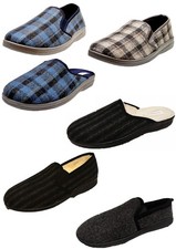 Herren Pantoffeln Hausschuhe Schlappen Latschen Puschen leichte feste Sohle neu