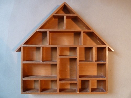Setzkasten holz mit dach - mit, für