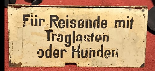 Orig eisenbahn klappschild - ​orig.,