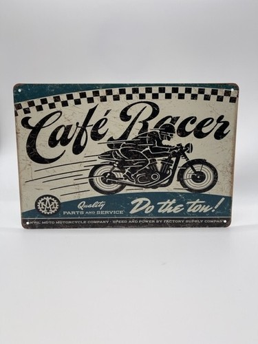 Blechschild cafe racer 20x30cm - blechschild,