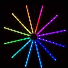 LED Feuerwerk Lichterkette RGB Hänge Lüfter Lampe Weihnachten Hochzeit Deko USBn