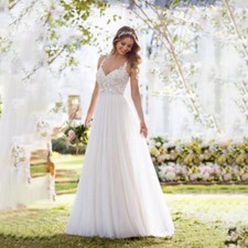schlichtes Brautkleid