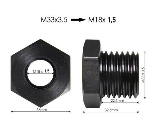 Adapter für drechselfutter - adapter,
